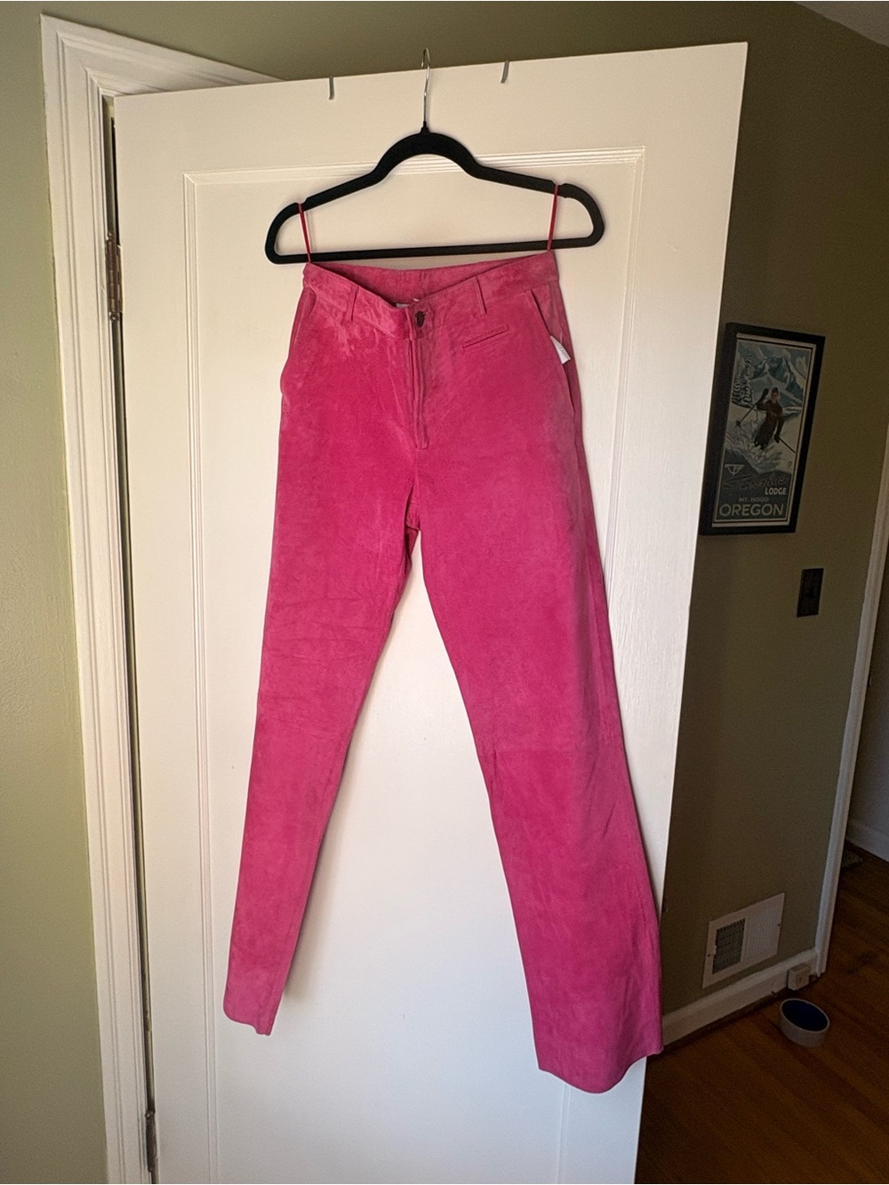 Lilly Pulitzer Fuchsia Suede Pants